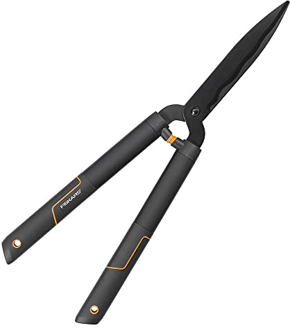 Fiskars SingleStep HS22 Nożyce do żywopłotu, Czarny/pomaragro czowy