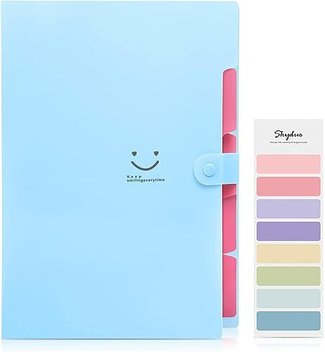SKYDUE Fächermappe, Dokumentenmappe A4, Erweiterter Ordnungsmappe, Stabile Und Schützende Ordner Organizer Von Papierkram, Quittungen, Rechnungen, Dokumenten