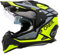 O'NEAL | Motorradhelm | Enduro Motorrad | Ventilationsöffnungen für maximalen Luftstrom & Kühlung, integrierte Sonnenblende | Sierra Helmet R V.24 | Erwachsene | Schwarz Neon Gelb Grau | Größe M