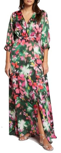 Morgan Robe longue imprimé floral Multico 34