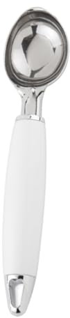 IMIKEYA 1Stk Edelstahllöffel Löffel aus Edelstahl Schaufel aus Edelstahl Dessertlöffel ice cream scoop kitchen tools Eislöffel Obstschaufel Haushalt Eisportionierer Werkzeug Weiß