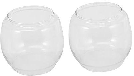 LIFKOME Couvercle De Lampe En Verre Pour Lampe À Huile Abat-jour En Verre Pour Lampe À Pétrole Cheminée Abat-jour Pour Bougie Vintage