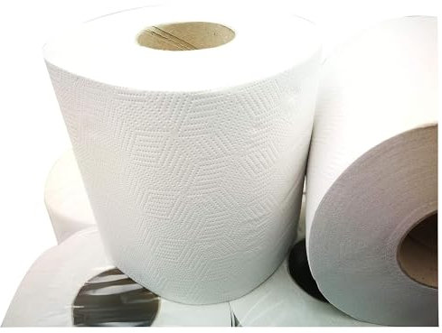 MSU® - Bobina de Papel Ecológico Doble Capa | 100% Ecológico | 6 Bobinas, 800g c/u | 101m x 20cm por Bobina