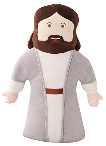 Toyvian Jesus Plüschpuppe Kuscheliges Jesus Kissen Für Zuhause Dekoratives Christliches Für Wohnzimmer Schlafzimmer Büro Und Mehr Für Gute Laune