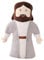 Toyvian Jesus Plüschpuppe Kuscheliges Jesus Kissen Für Zuhause Dekoratives Christliches Für Wohnzimmer Schlafzimmer Büro Und Mehr Für Gute Laune