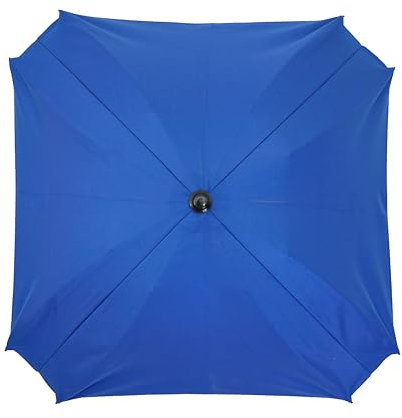 Skyline Ombrelle Parapluie pour Poussette Universelle Accessoire Zertifikat Anti UV 50+ Protection Soleil Adaptateur Parasol Diamètre 70 cm Bleu bleuet