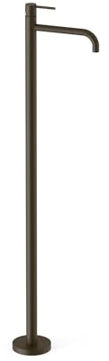 TRES 26285305KMB STUDY Grifo Monomando con Toma a Suelo Lavabo Color Negro Bronce