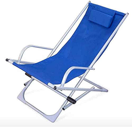 Generisch H-Lounge-Sessel, Bequeme und stabile Campingstühle, Garten-Lounge-Stühle, Klappstuhl, klappbarer Lounge-Sessel, Liege-Schaukelstuhl, Balkon, drinnen und draußen, L-Stuhl