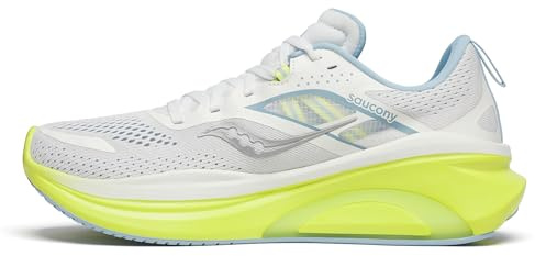 Saucony Women's Omni 22 Running Shoes, White/Sunny, 9.5 UK