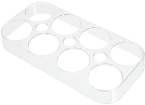 GAROZATION Egg Rack Storage Container Tray for Fridge Large Capacity Egg Holder for Home Kitchen Organization and Protection