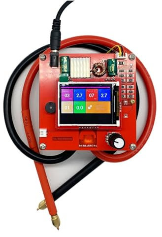 Equipo del soldador del punto de la batería, Soldador por puntos con condensador de 5,4 V 400F, juego de máquina de soldadura por puntos portátil LED DIY, herramientas de soldadura semiautomáticas, pa
