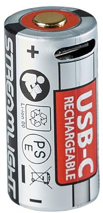 Streamlight 20237 SL-B9 Protected Li-Ion USB-C Rechargeable Battery, 2-Pack