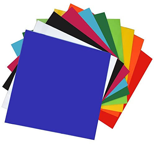 Lot de 10 feuilles acryliques 10,2 x 10,2 x 0,2 cm, feuilles acryliques coulées colorées opaques for matériaux de découpe et de gravure au laser, panneaux imprimés, travaux manuels et projets de brico