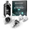 Schallwerk ® Strong+ Daily - unauffällige Gehörschutz Ohrstöpsel – dämpfen Lärm & erhalten Tonqualität – Ohrenstöpsel transparent - Earplugs geeignet für Musik, Alltag, Arbeit & Lernen