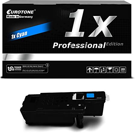 E.T. Toner kompatibel für Dell E525w ersetzt 593-BBJU VR3NV Cyan Blau Kartusche Druckerpatrone