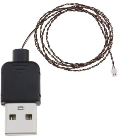 Panlouting USB Stromkabel kompatibel mit LEGO und Anderen Bausteinsets | 5V USB Kabel Zubehör für Dekorative DIY Leuchten | 30 cm