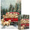 Christmas Jigsaw Puzzles 1000 Piece-Golden Retriever's Christmas puzzle adults 1000 piece puzzle Christmas jigsaw puzzles 1000 Piece for Adults senior