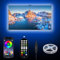 jaminben TV-Beleuchtung, 5 m RGB-LED-Lichter für 139,7–177,8 cm (55–70 Zoll) TV/Monitor, USB-Steuerung, Bluetooth-App, Synchronisation mit Musik, Fernbedienung, LED-Leuchten