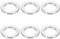 PATIKIL Rondelles En Aluminium M10, 6 Pièces 3/8 x 5/8 Rondelles Métalliques Pour Vis 3/8 Ou M10, Douille Non Filetée 3/32L, 10.2x16x2.5mm