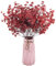 Flores 3 Unidades de 36 cm Flores Artificiales de Cerezo, Plantas Artificiales Decorativas, para Hogar, Bodas, Fiestas, Oficinas, Balcones y Jardines (Burdeos)