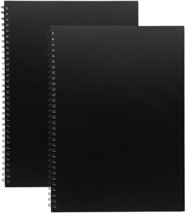 Skizzenbuch, A3, Hardcover, Spiral-Skizzenbuch, 60 Blatt/120 Seiten, 160 g/m², Zeichenpapier, dickes Papier, Kunstbuch, 2 Stück