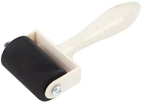 Gihioue Rouleau Encreur | Rouleaux Tampons Manche Bois,Applicateur d'encre, Tampon pour, Scrapbooking, Papier Peint et Peinture