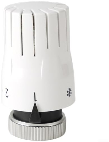 Yuanpgky Thermostatic Radiator Valve Head M30x1.5mm Anti-Freeze Adjustable Temperature Control with 5 Settings for Heating Protection