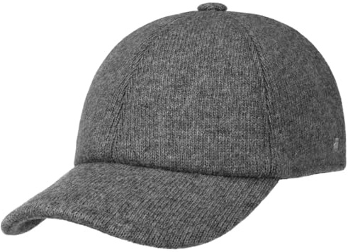 Roeckl Classic Knit Cap Basecap Baseballcap Wollcap Damen/Herren - Made in Italy mit Schirm, Futter, Futter Herbst-Winter Winter
