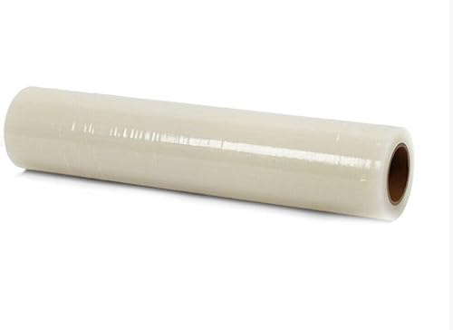 Trade Store Carpet Protection Film, Self-Adhesive Clear Polypropylene, Professional-Grade for Construction and Renovation (1 x Roll 600mm x 100m)