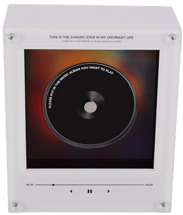 Yctze Imanes de Nevera con Música NFC, Imanes Musicales para Refrigerador, Memoria 256G, 9 Discos, Reproducción Instantánea, for Cocina, Hogar