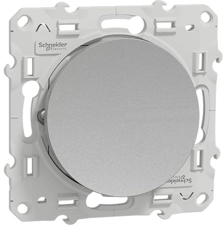 Schneider Electric S530204 Interrupteur ou Va et Vient Odace 230 V Alu