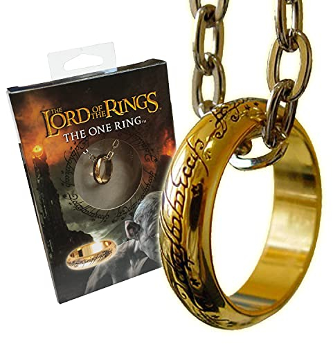The Noble Collection 13916 Noble Collection Lord of The Rings Ring Necklace with Chain