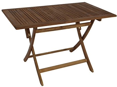 TPFGarden Klapptisch Menorca aus Akazienholz, 5-Fach verstellbar, FSC®-Zertifiziert