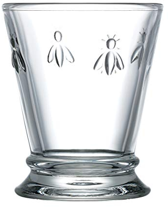La Rochère-Coffret de 4 verres à eau-ABEILLE-Origine France Garantie