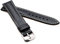 RIOS1931 Unisex Uhrenarmband Juchtenleder Modell St. Petersburg 20/18 mm Schwarz