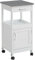 Kit Closet 7040028014 - carro de cocina con 1 puerta y un cajón, inox/blanco, 76 x 37 x 37