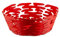 Alessi - BARKET CESTO REDONDO ACERO Y RESINA ROJO 18cm