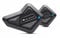Midland BT Mini Twin C1410, Duo Bluetooth-Kommunikationssystem für Motorradfahrer, Helm-Headset + Geräuschunterdrückung, Bike-to-Bike-Kommunikation, Navigations- und Musik, 500 m, bis zu 3 Personen