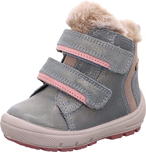 superfit Groovy, Stivali da neve Bambine e ragazze, Verde Chiaro Beige 7500, 26 EU