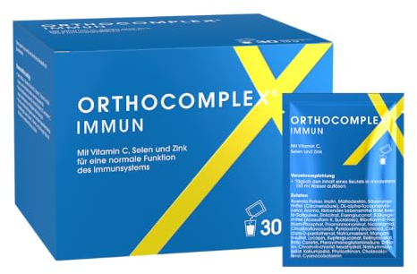 ORTHOCOMPLEX IMMUN zum Immunsystem stärken - 30 Tage Immun Boost Monatskur - Rundum-Sorglos-Granulat mit allen relevanten Vitaminen & Mineralien