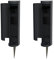 Novatool 2x Steckdosenturm 2-fach außen Anthrazit rund mit Blende IP44 mit Erdspieß Steckdose Aussen Gartensteckdose Outdoor Steckdosesäule Garten Steckdosenturm