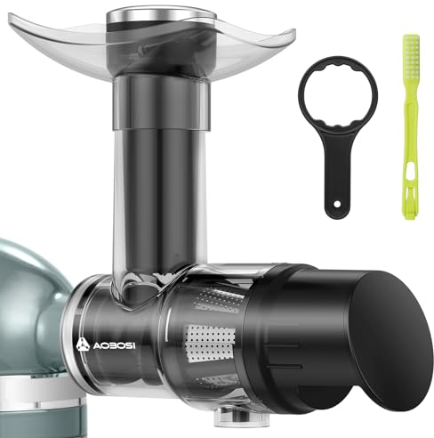 Entsafterzubehör Für Kitchen Aid-Zubehör - Entsafter Aufsatz Set Für KitchenAid Mixer - Entsafter-Zubehör Für KitchenAid Standmixer -Kitchen Aid Zubehör Für Entsafter-(Ohne Gerät, Nur Mit Zubehör)