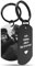 Meinearmbänder „Partner“ Personalisierter Schlüsselanhänger mit Foto & Gravur | Individueller Schlüsselring mit Schwarz/Weiß Bild | Ideales Erinnerungsstück für Paare