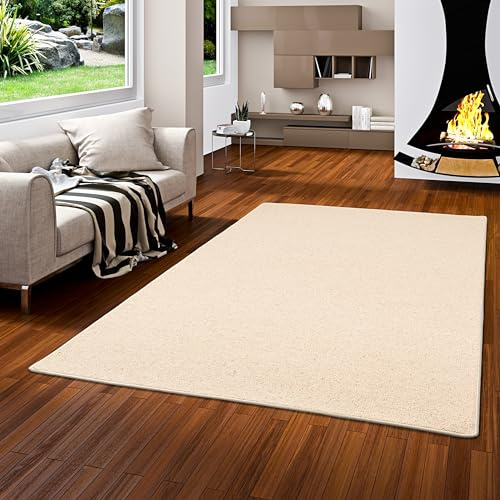 Snapstyle Natur Teppich Wolle Berber Beige in 24 Größen