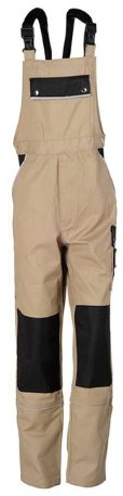 TMG Latzhose Canvas 300g/m² Khaki Gr. 52