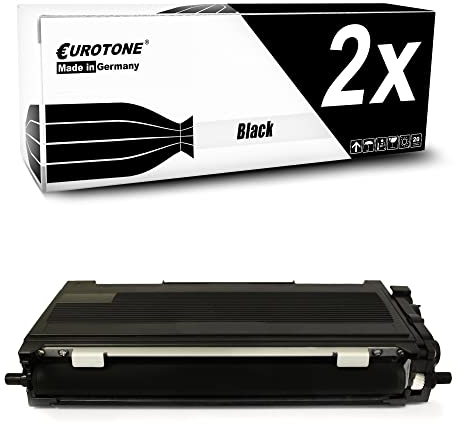 Eurotone 2X Toner Cartridge kompatibel für Brother DCP 7030/7045 / HL 2140/2150 / MFC 7320/7440 / 7840, TN-2120/2110, Druckerpatronen