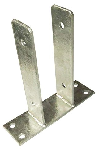 Gartenpirat U-Pfostenträger 91 mm zum Aufdübeln für Pfosten 9x9 cm