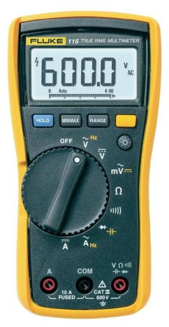 Fluke - 2538790CAL 115 Compact True-RMS Digital Multimeter with a NIST-Traceable Calibration Certificate with Data