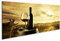islandburner Bild auf Leinwand Rotwein Flasche Und Glas Wein Auf Faß Bilder Wandbilder Poster