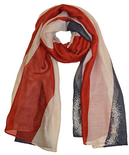 thb Richter Schal Tuch Schlauchschal Loopschal Rundschal Halstuch London England Flagge Städte Fahne (Schal-Englandflagge)